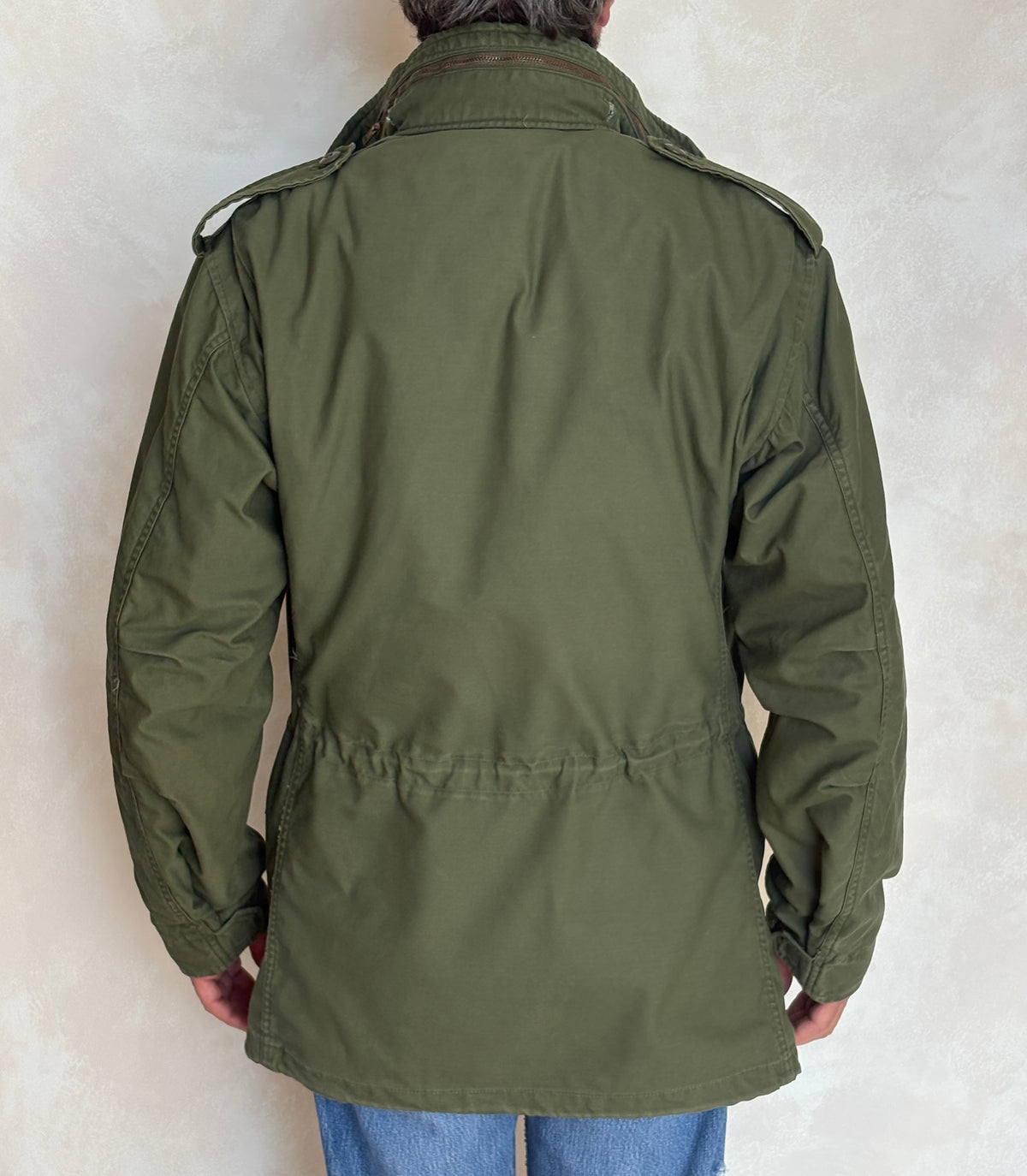 Med Long. Authentic 1975 OG-107 US Army M-65 Field Jacket – Vietnam Era Military Issue