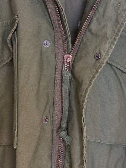 Med Long. Authentic 1975 OG-107 US Army M-65 Field Jacket – Vietnam Era Military Issue