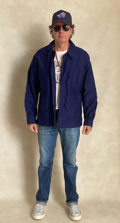 Size 52UE. Vintage French Moleskin jacket.-AJ357 Studio