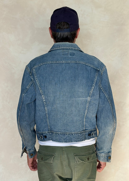 Size 46US / 56EU Vintage 70s Lee Union Made Denim Jacket – 2 Pockets – Made in USA-AJ357 Studio