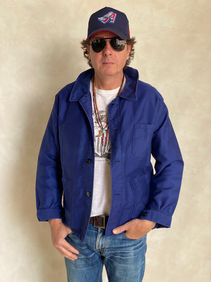 Size 46UE. Vintage French Moleskin jacket.-AJ357 Studio