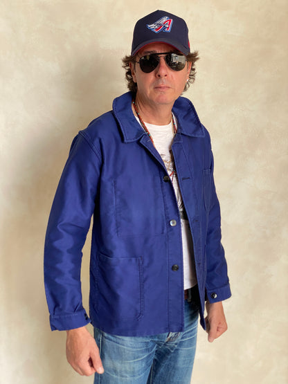 Size 46UE. Vintage French Moleskin jacket.-AJ357 Studio