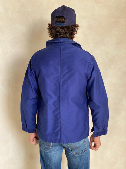 Size 46UE. Vintage French Moleskin jacket.-AJ357 Studio
