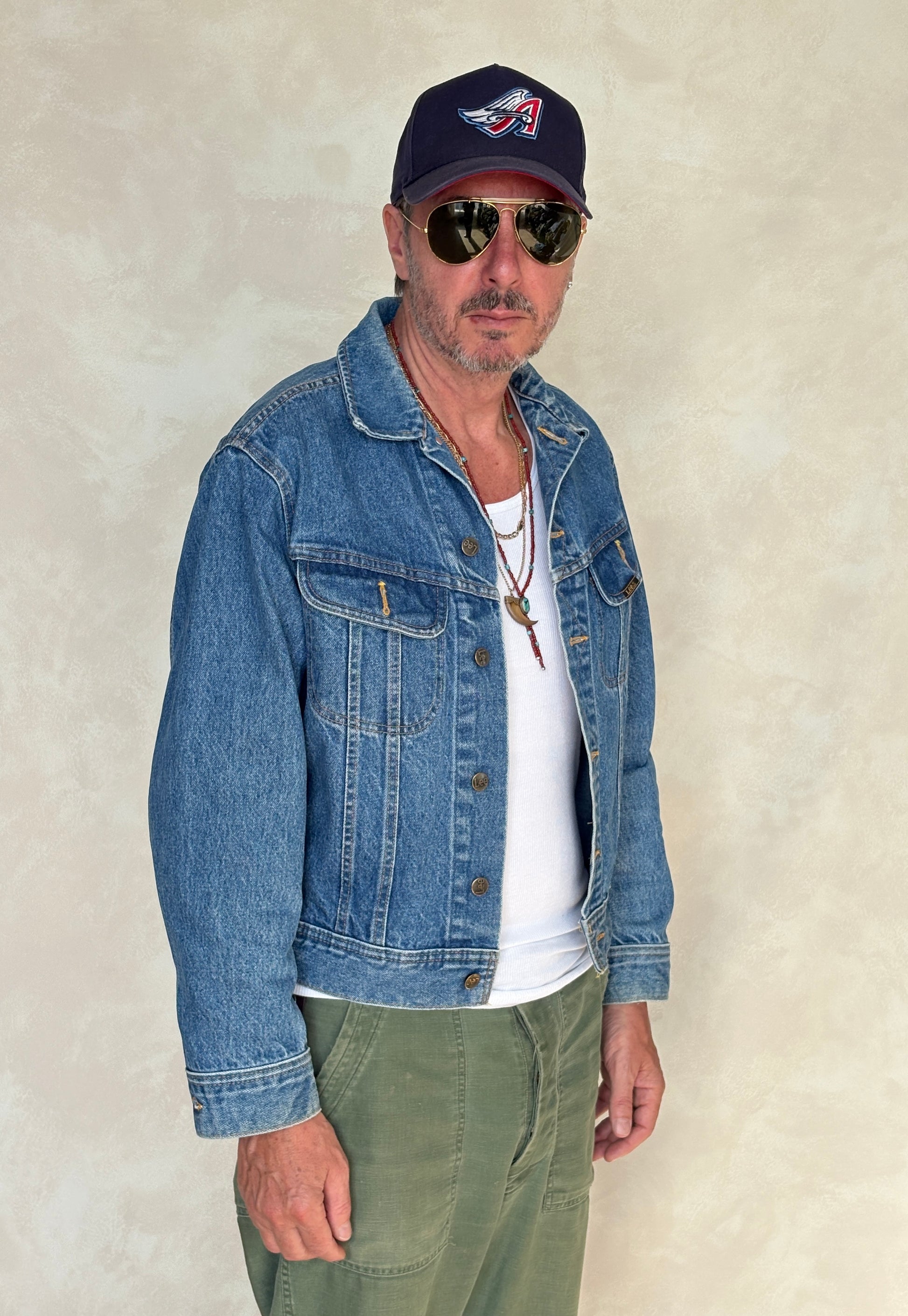 Size 40US / 50EU Vintage 80s Lee Denim Jacket – 2 Pockets – Made in Canada - USA Vintage Bcn