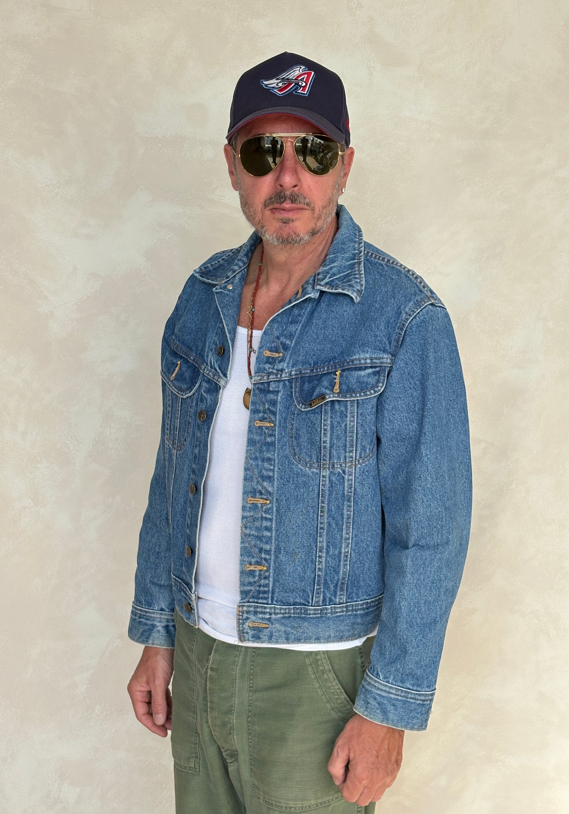 Size 40US / 50EU Vintage 80s Lee Denim Jacket – 2 Pockets – Made in Canada - USA Vintage Bcn