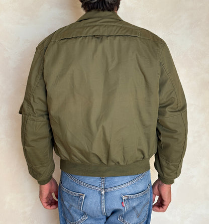 Vintage 1981 US Military CVC Cold Weather Jacket — Aramid/Nomex —  Size, Med Reg. Made USA