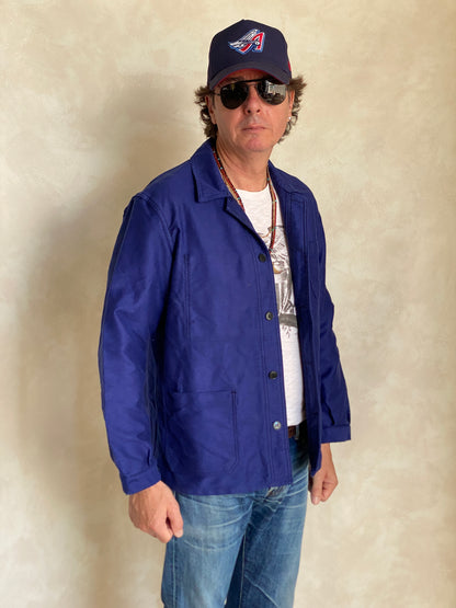 Size 50UE. Vintage French Moleskin jacket.-AJ357 Studio