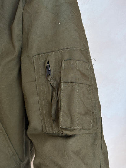 Vintage 1981 US Military CVC Cold Weather Jacket — Aramid/Nomex —  Size, Med Reg. Made USA