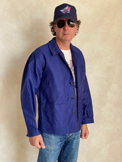 Size 44UE. Vintage French Moleskin jacket.-AJ357 Studio