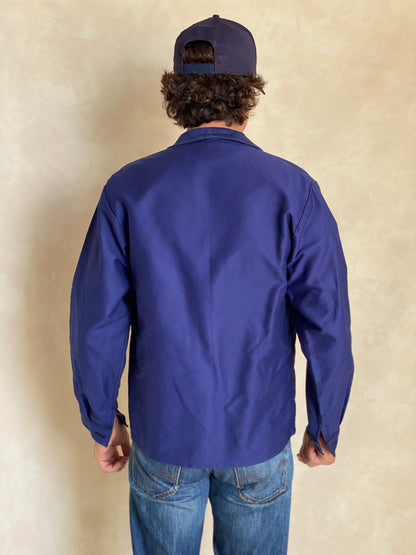 Size 44UE. Vintage French Moleskin jacket.-AJ357 Studio