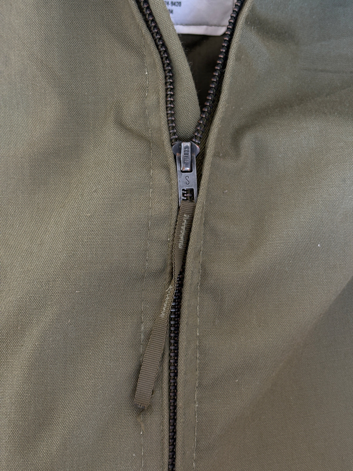 Vintage 1981 US Military CVC Cold Weather Jacket — Aramid/Nomex —  Size, Med Reg. Made USA