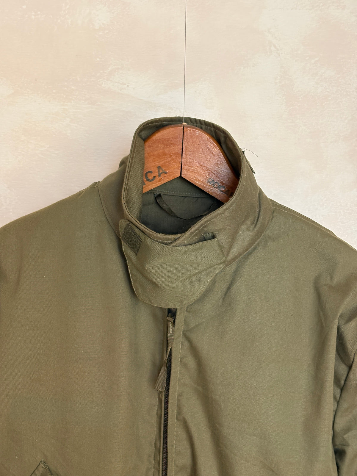 Vintage 1981 US Military CVC Cold Weather Jacket — Aramid/Nomex —  Size, Med Reg. Made USA