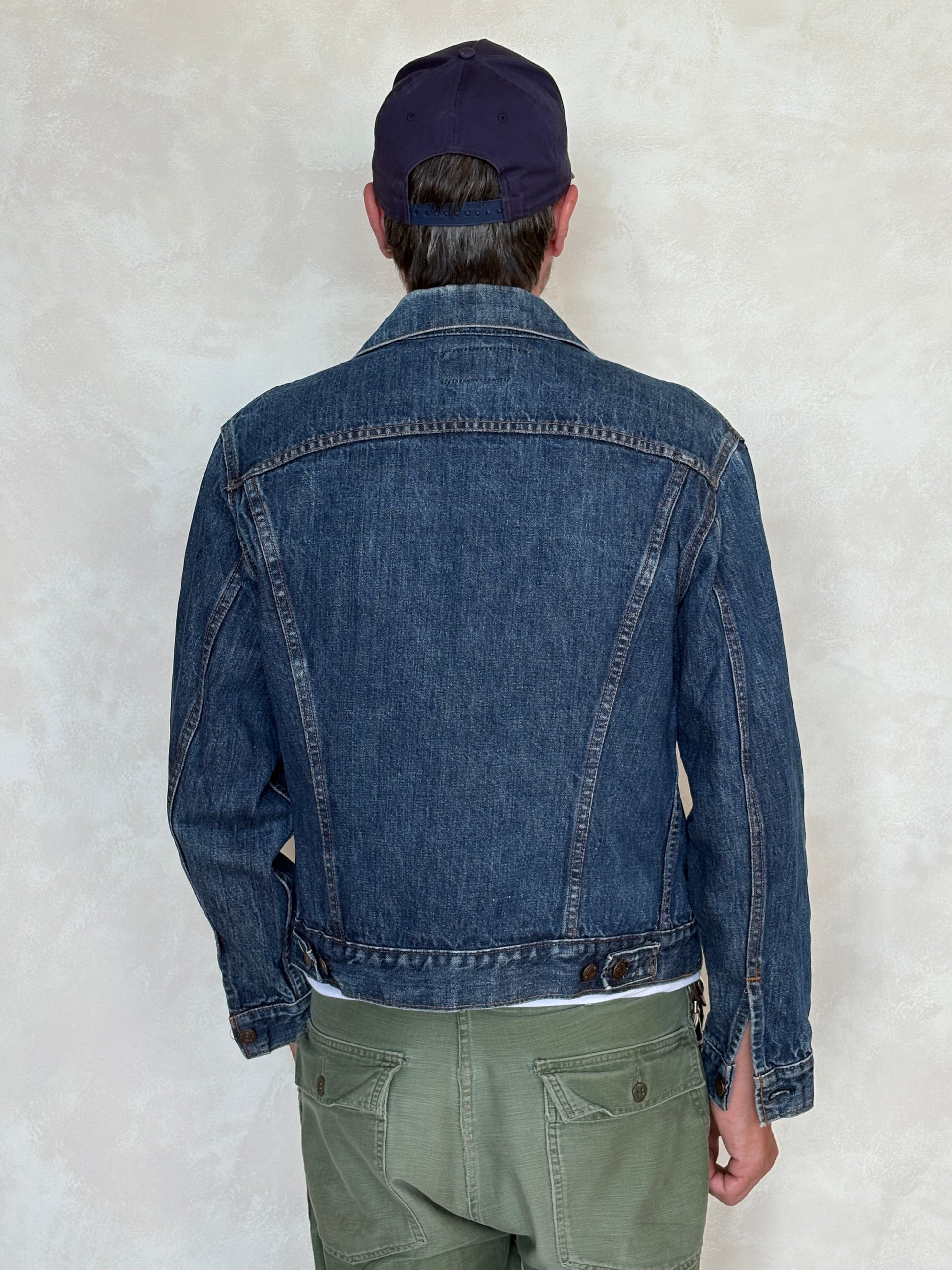 Size 40US / 50EU. Vintage Early 70s 2 pocket Levi’s Denim Jacket 70505 – Single Stitch, Made in USA - USA Vintage Bcn