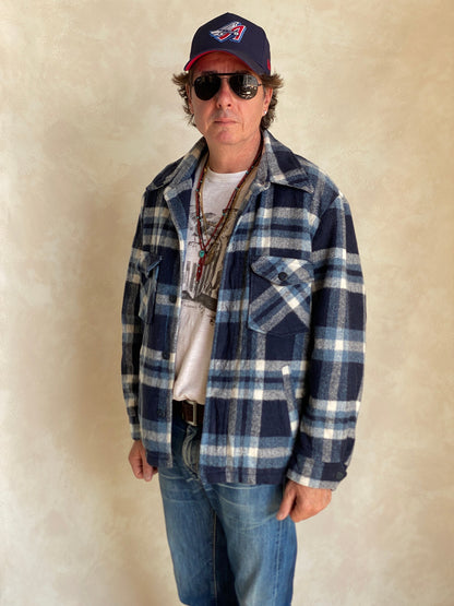 Med. 44US/54EU Vintage plaid jacket made by Sears-AJ357 Studio
