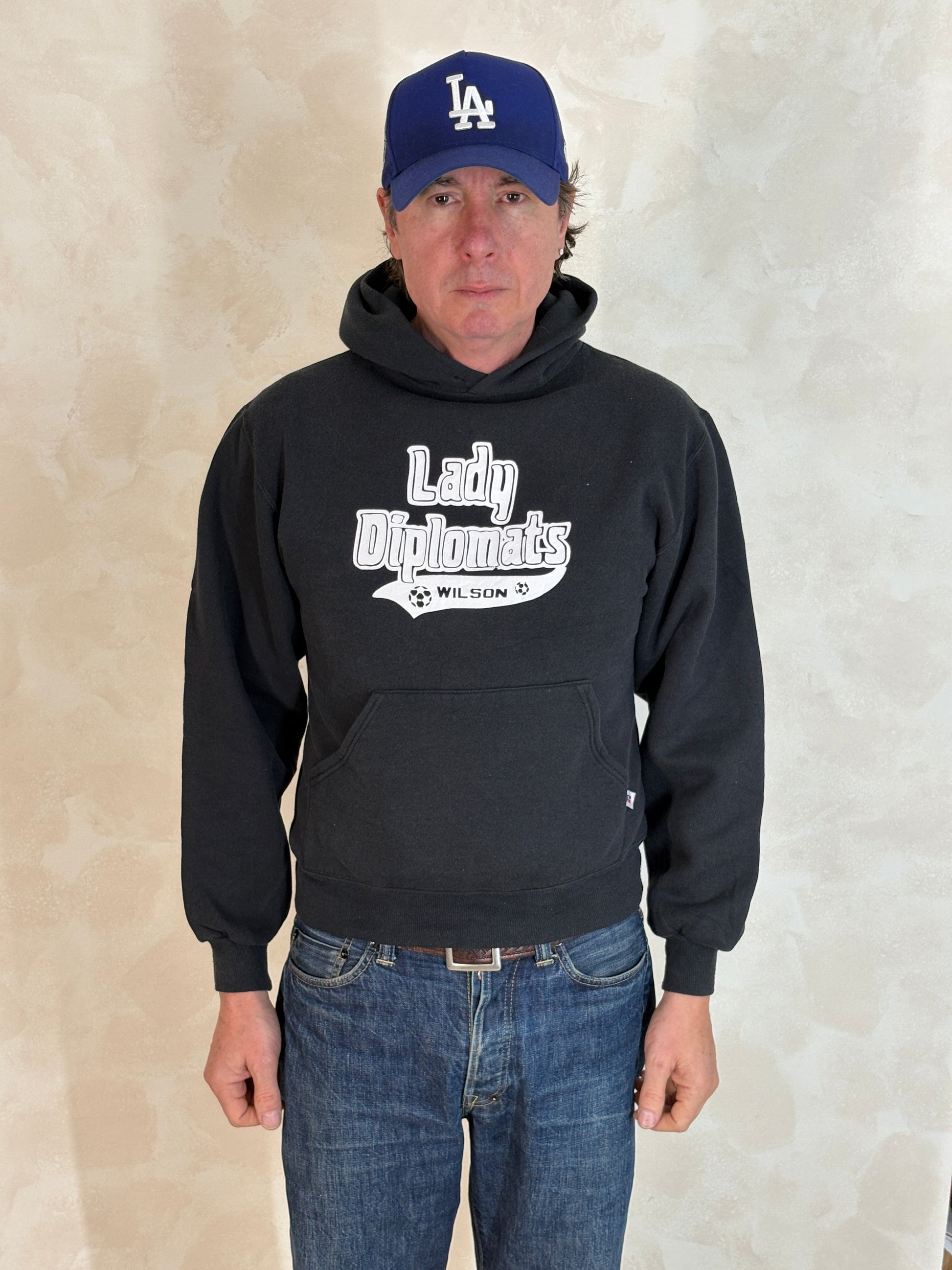 Size S Hooded Soccer Made By Russell - USA Vintage Bcn