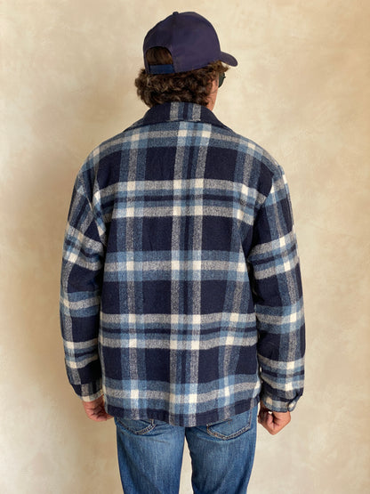 Med. 44US/54EU Vintage plaid jacket made by Sears-AJ357 Studio