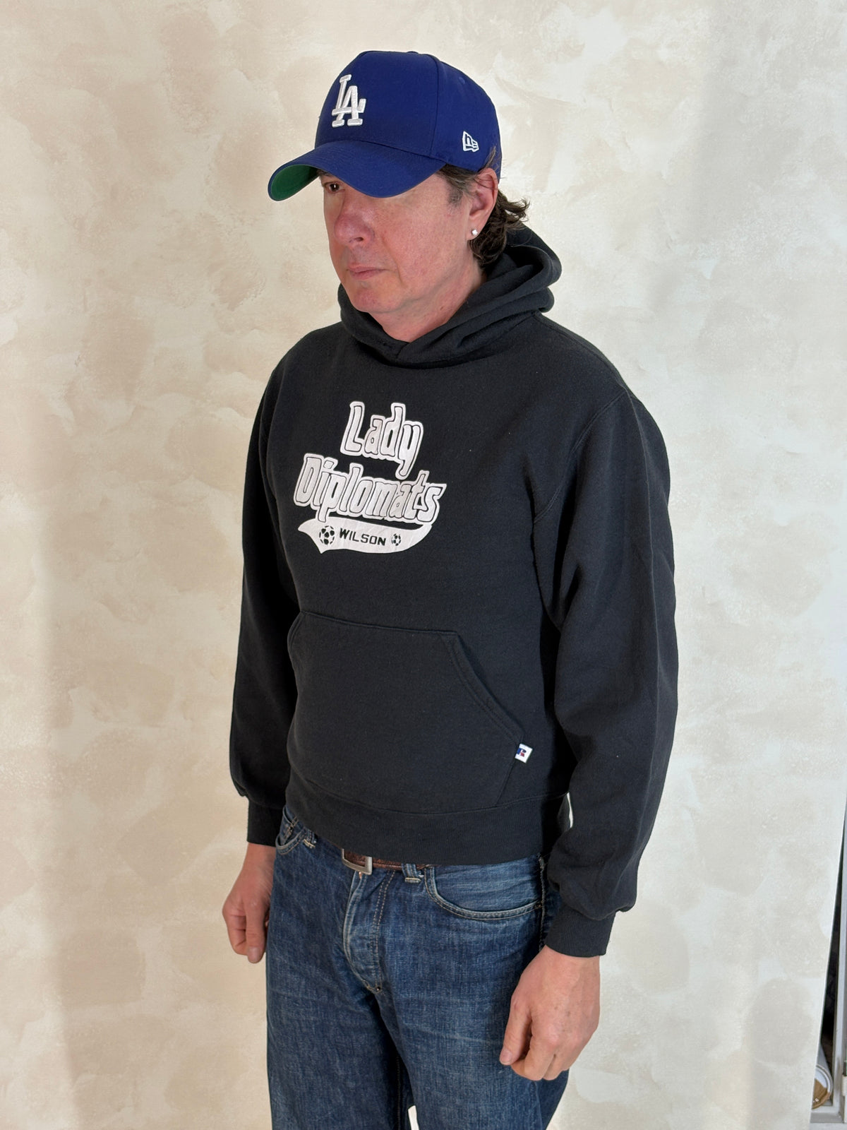 Size S Hooded Soccer Made By Russell-AJ357 Studio