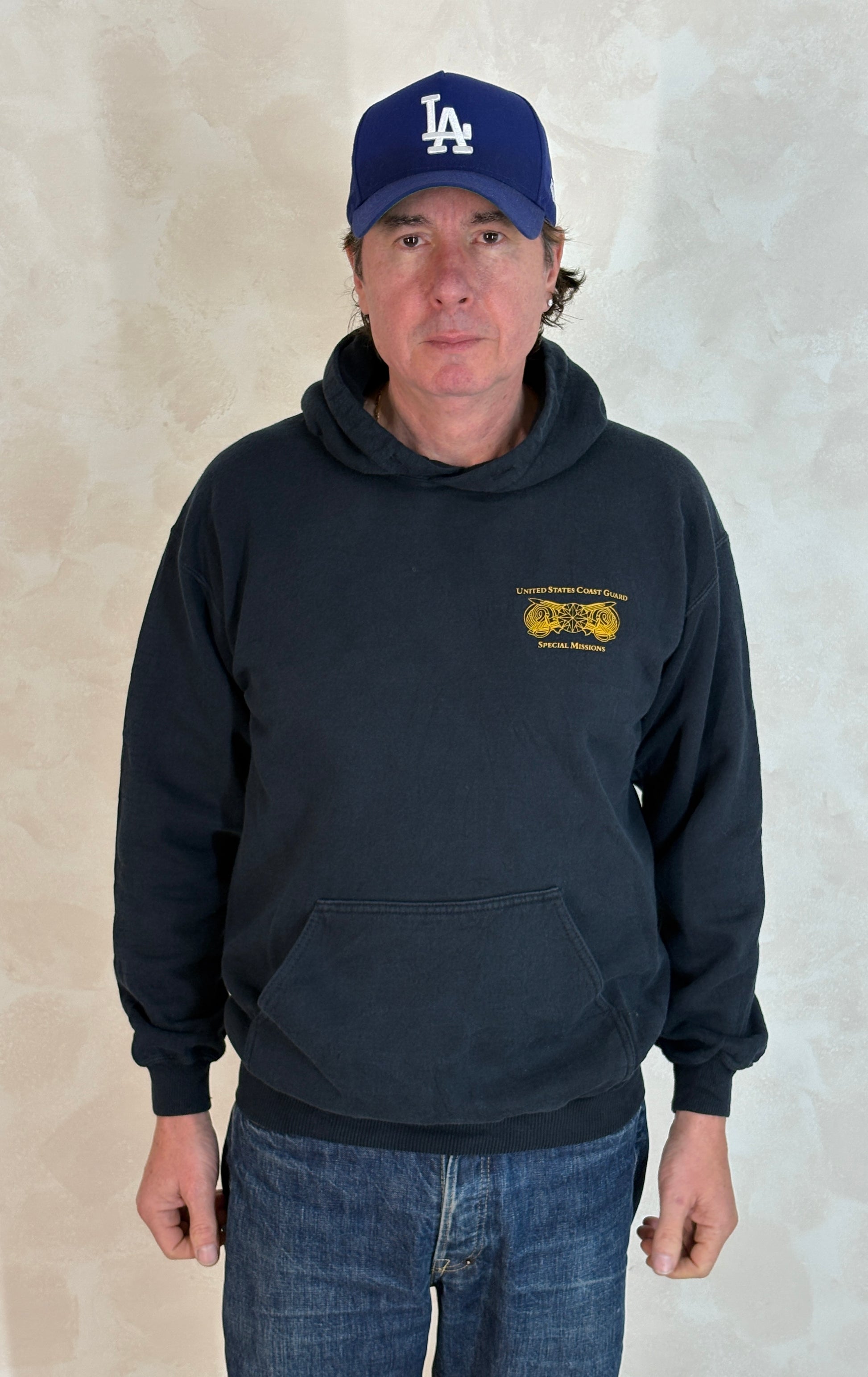 Size M Hooded Sweat United States Coast Guard - USA Vintage Bcn