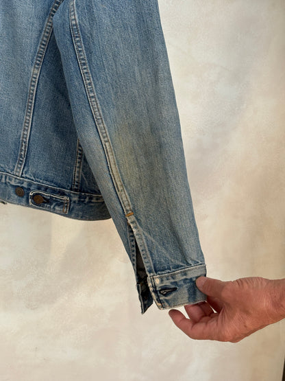 Size 38US / 48EU. Vintage 70s 2 pocket Levi’s Denim Jacket 70505 – Double Stitch, Made in USA-AJ357 Studio