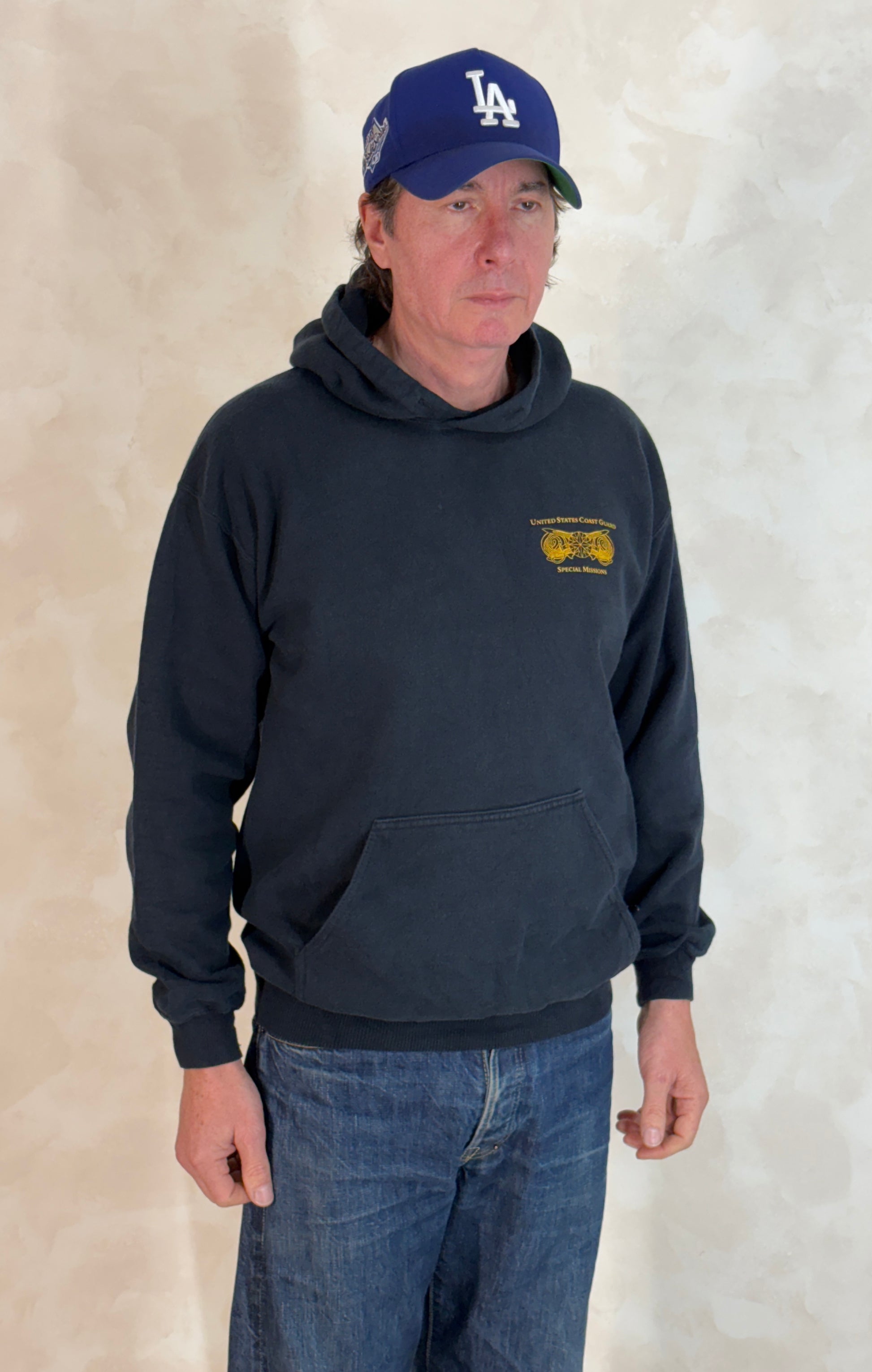 Size M Hooded Sweat United States Coast Guard - USA Vintage Bcn