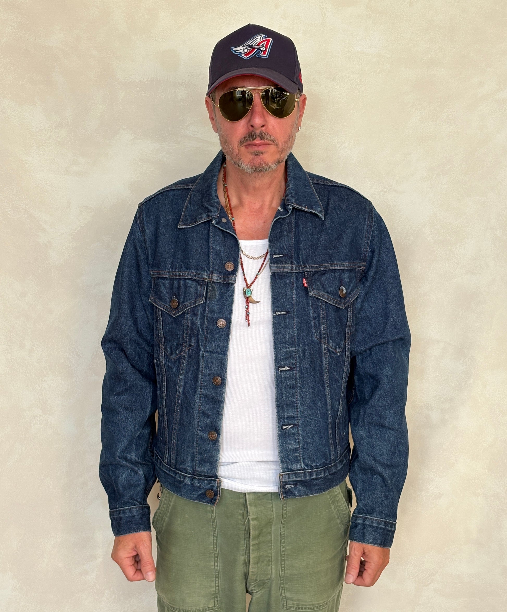 Size 42US / 52EU. Levis 70505 – Vintage 80s Levi’s Denim Jacket – 4 Pockets – Made in USA - USA Vintage Bcn