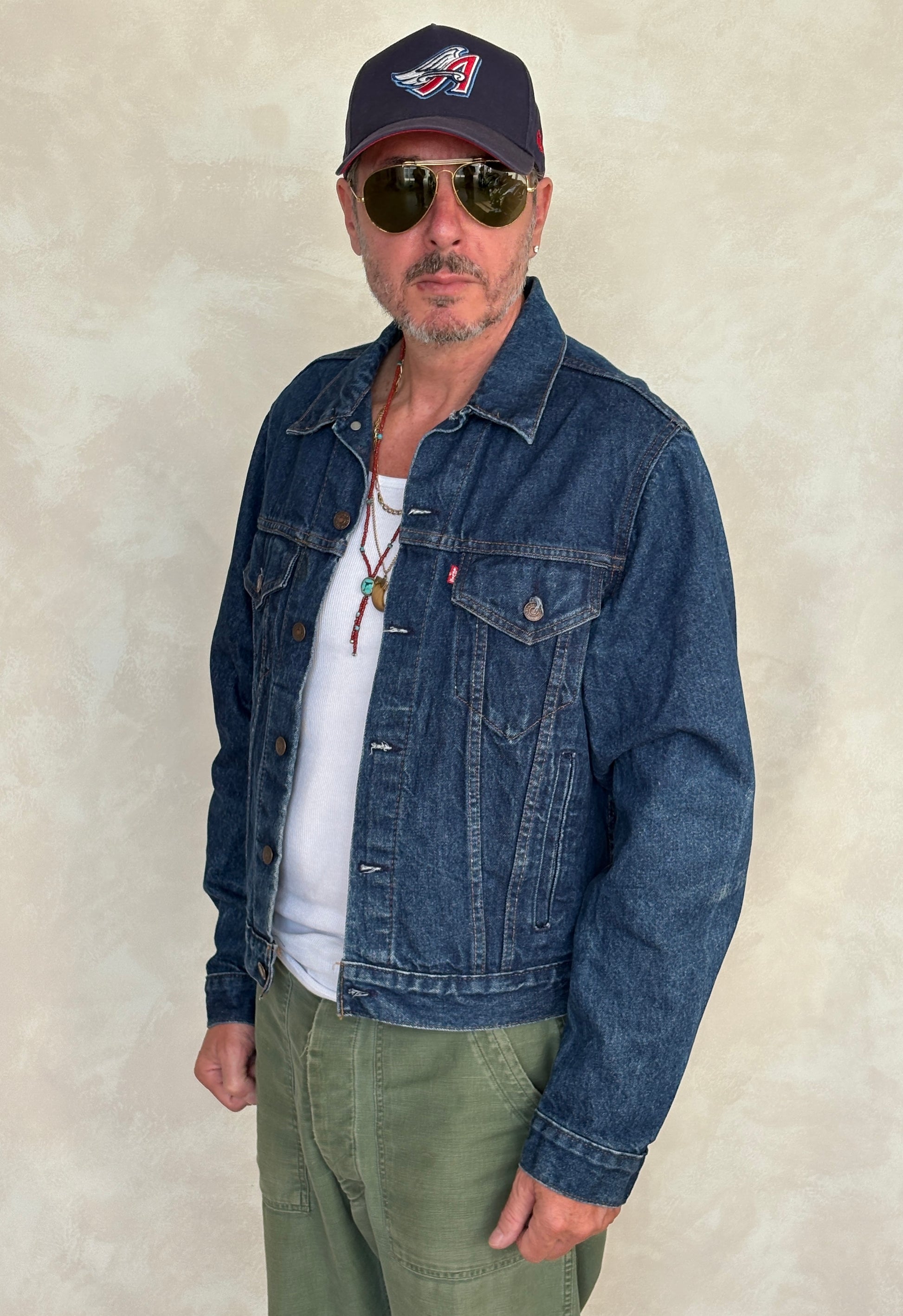 Size 42US / 52EU. Levis 70505 – Vintage 80s Levi’s Denim Jacket – 4 Pockets – Made in USA - USA Vintage Bcn
