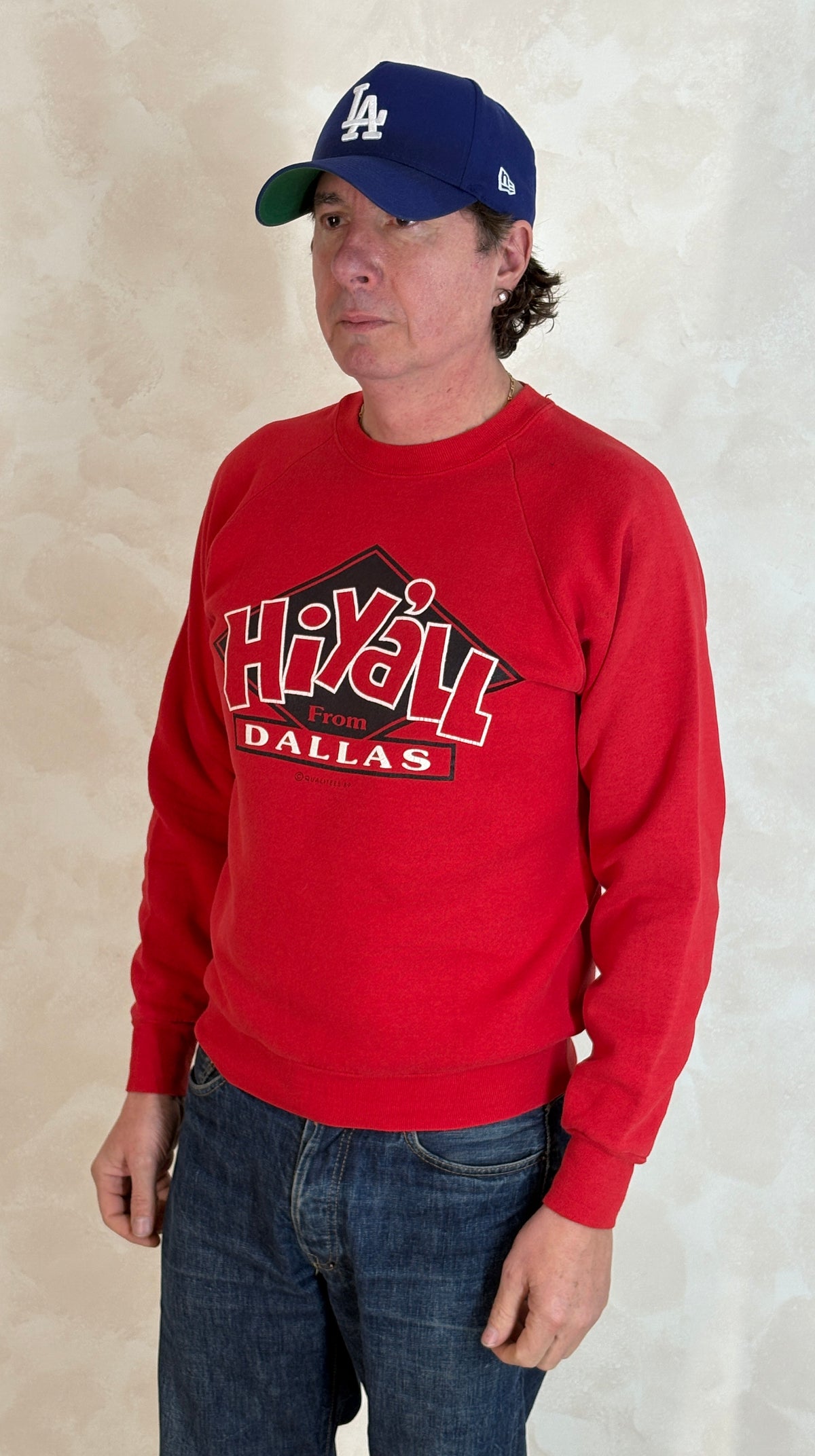 Size M Crew Sweat Hiyall Dallas-AJ357 Studio