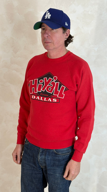 Size M Crew Sweat Hiyall Dallas-AJ357 Studio