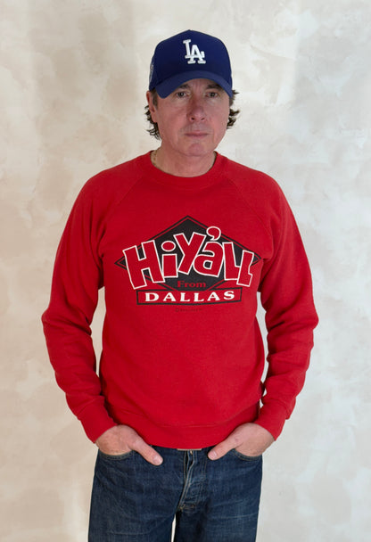 Size M Crew Sweat Hiyall Dallas-AJ357 Studio