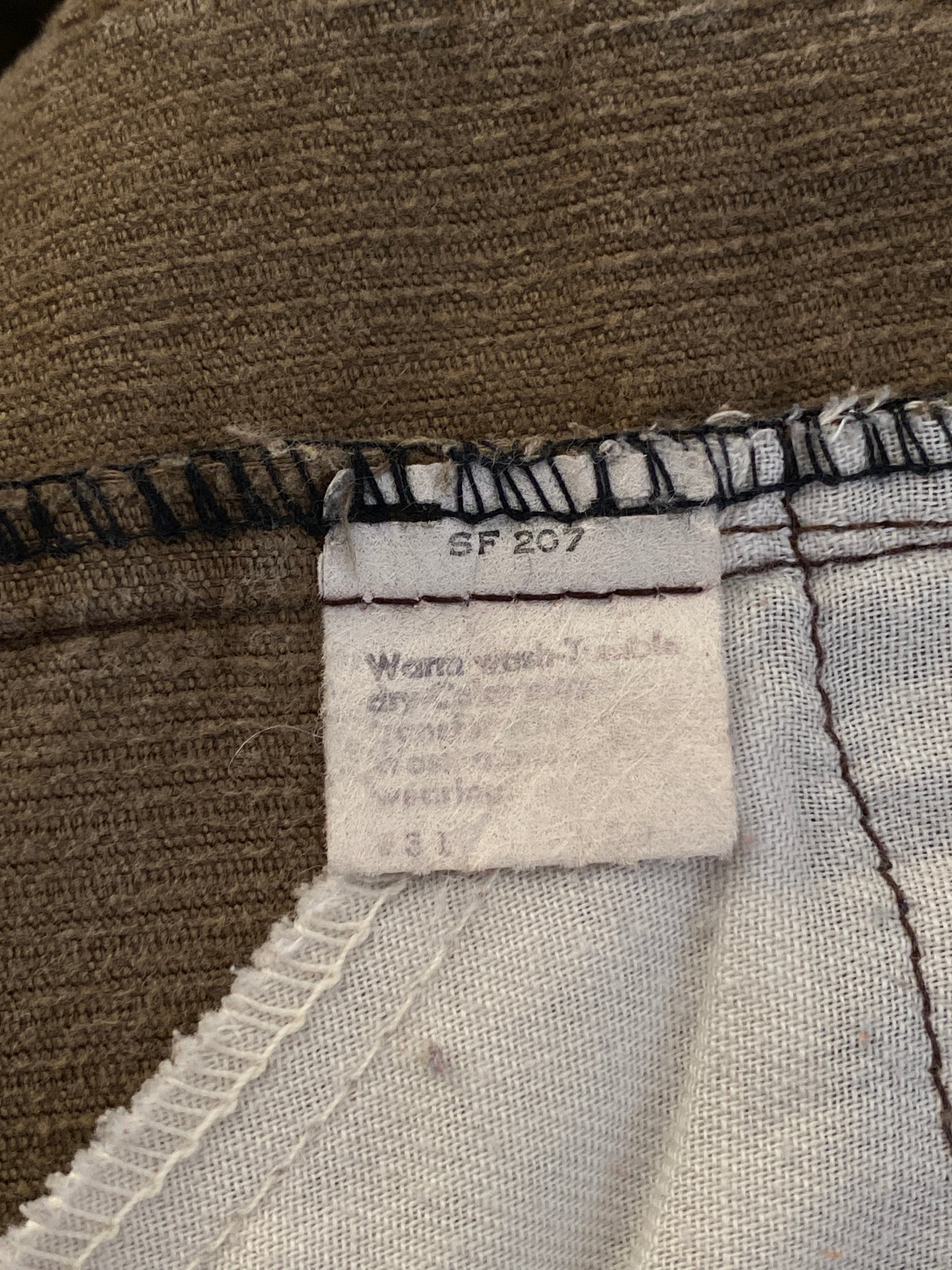 32X29 Vintage Levi’s corduroy 517 Made in USA-military-AJ357 Studio