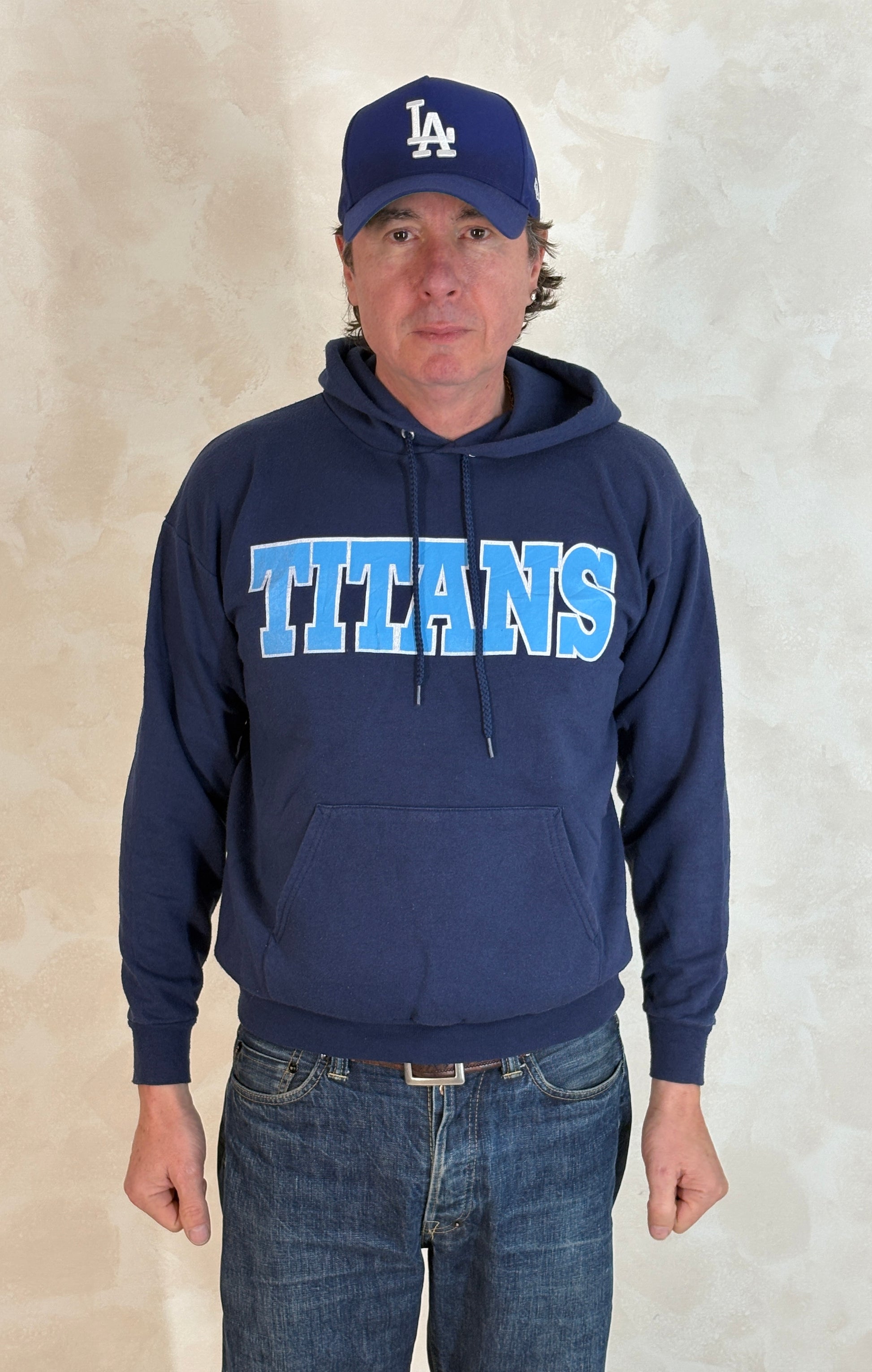 Size M Hooded Sweat Titans - USA Vintage Bcn