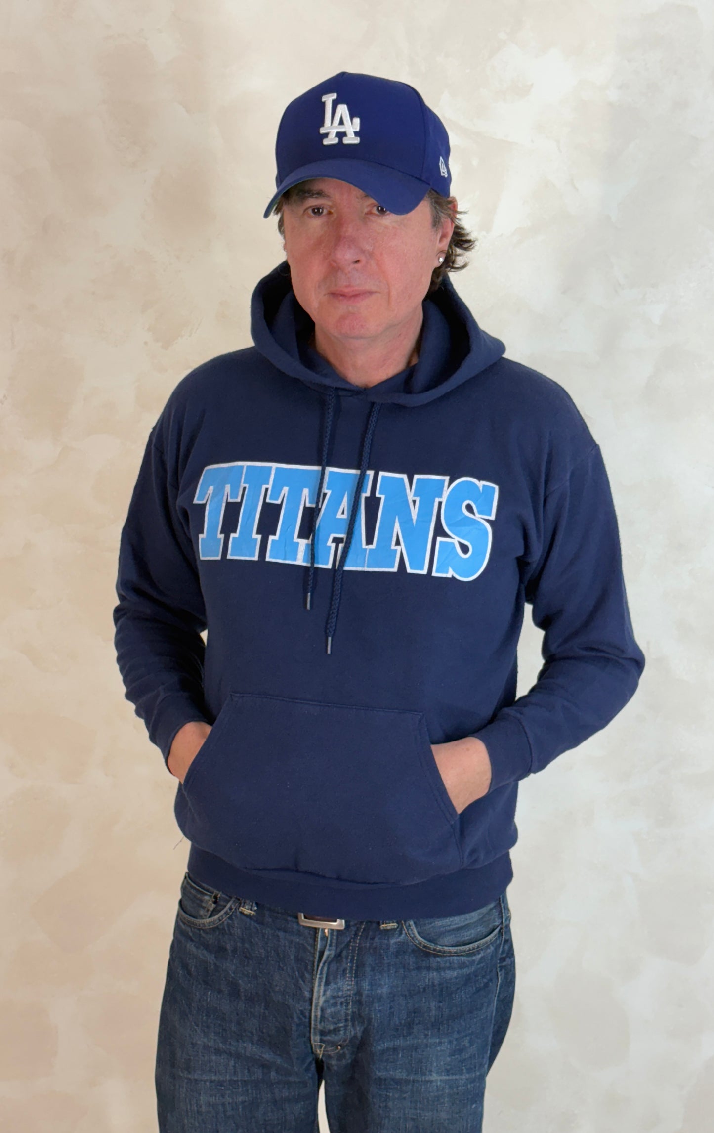 Size M Hooded Sweat Titans - USA Vintage Bcn