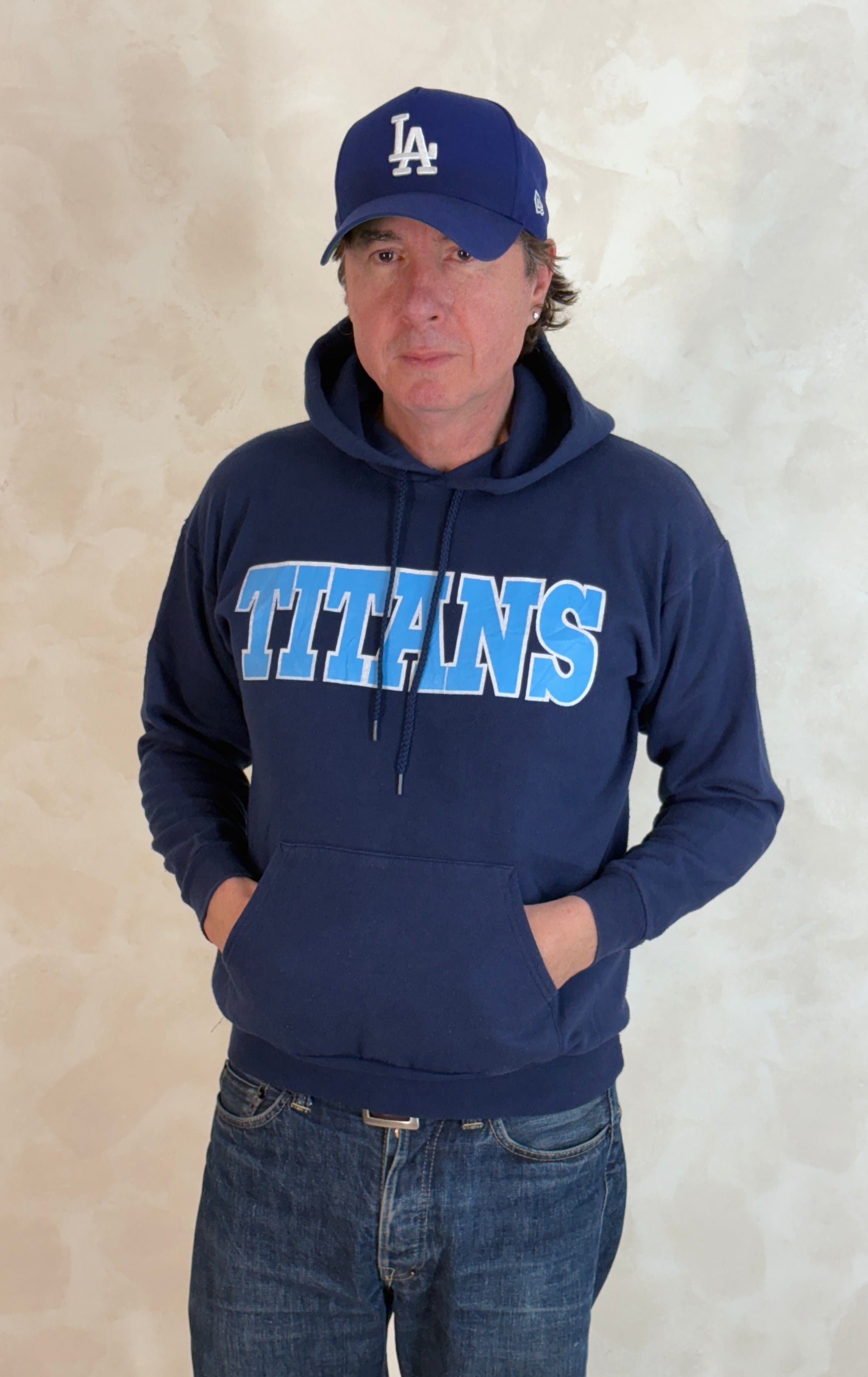 Size M Hooded Sweat Titans - USA Vintage Bcn