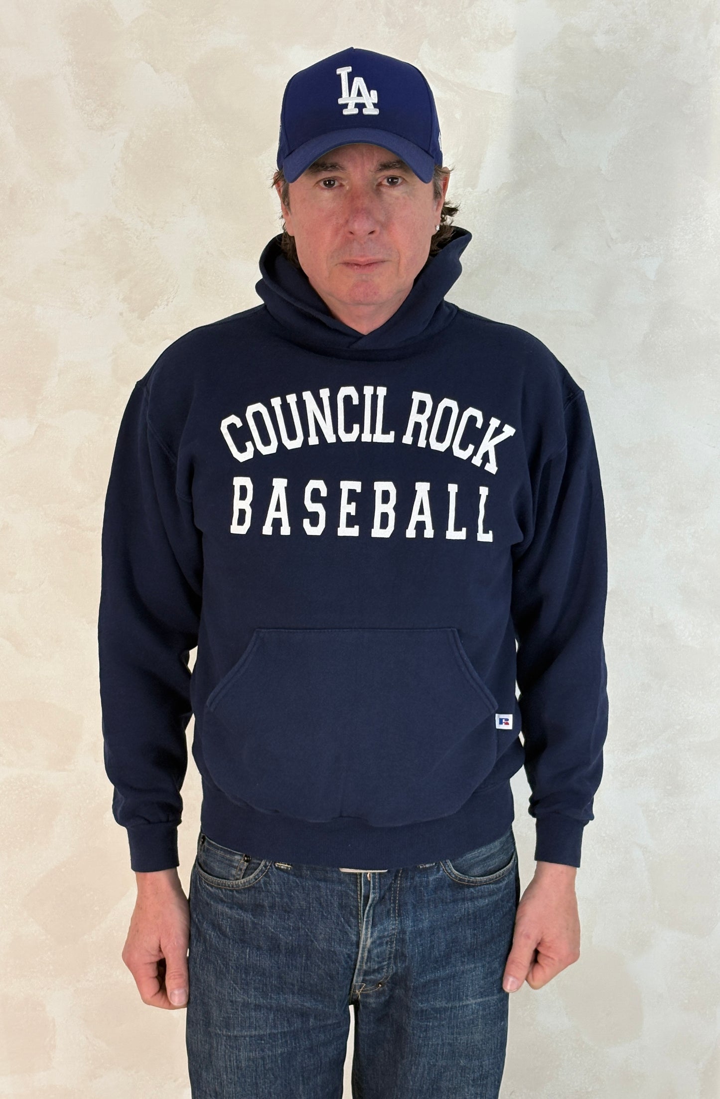 Size M Hooded Sweat Made By Russell - USA Vintage Bcn