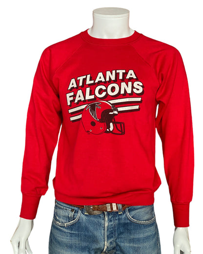 Medium Size Vintage 80s Atlanta Falcons Sweatshirt, Made in USA - Sports Memorabilia-AJ357 Studio