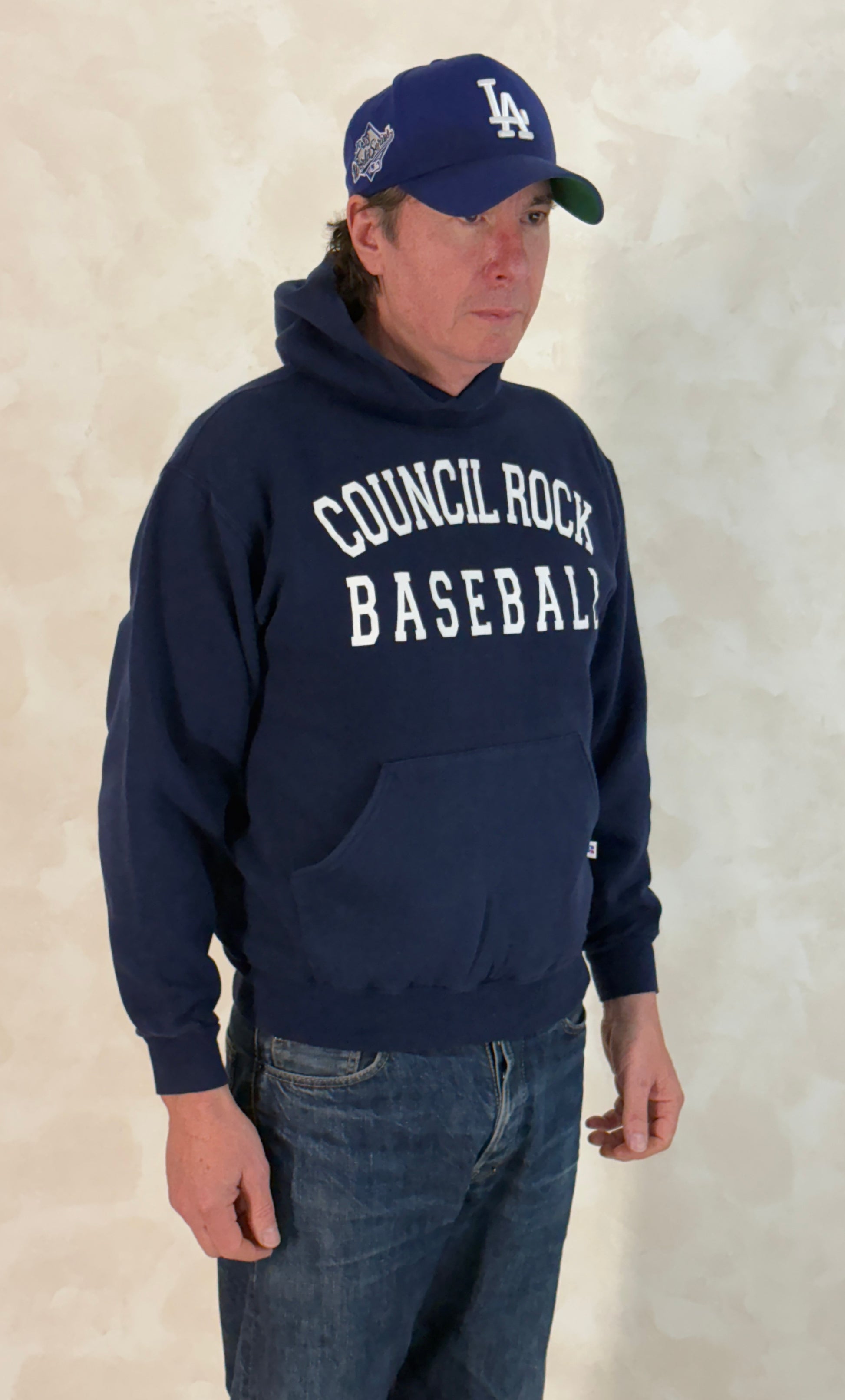 Size M Hooded Sweat Made By Russell - USA Vintage Bcn