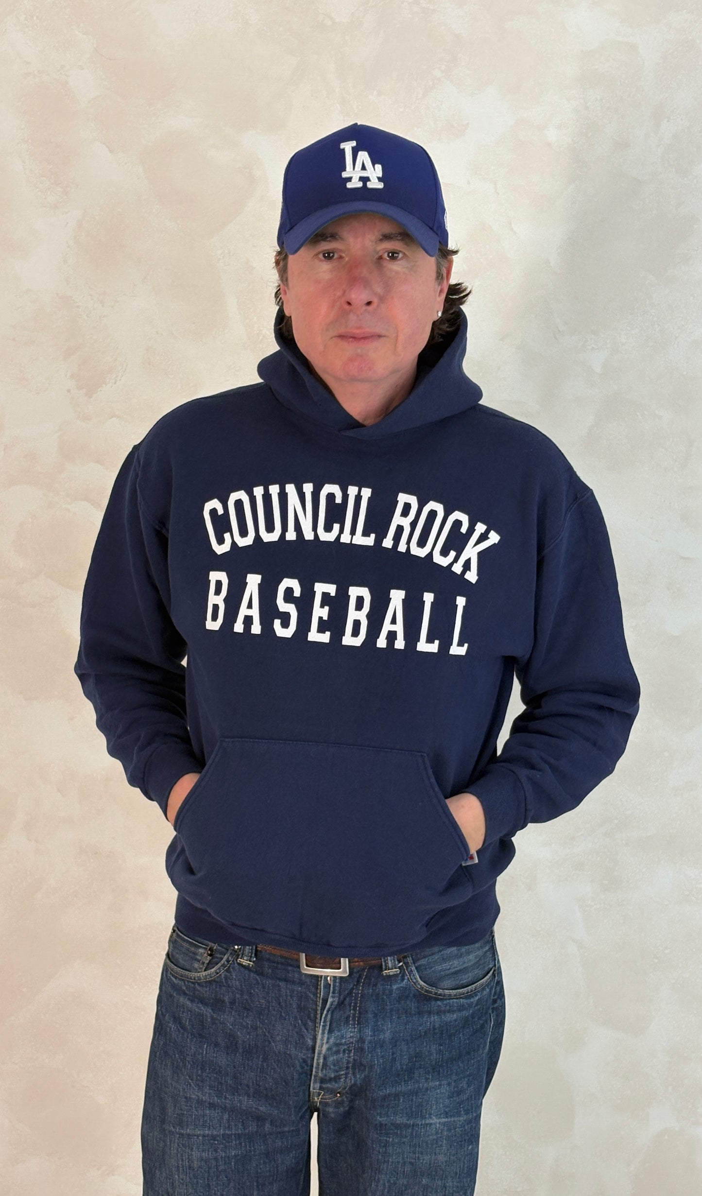 Size M Hooded Sweat Made By Russell - USA Vintage Bcn