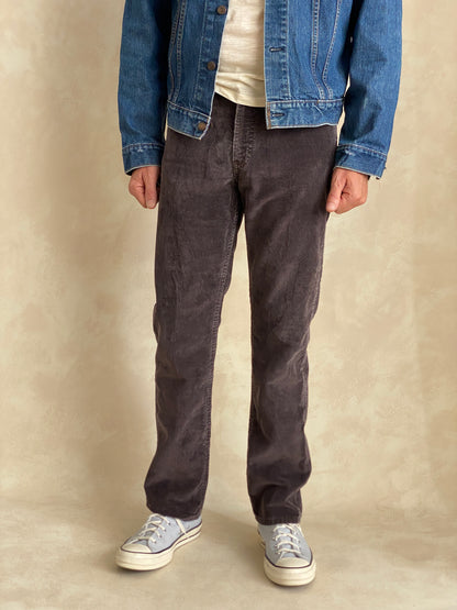 32X32 Vintage Levi’s 519 corduroy pants Made in USA-military-AJ357 Studio