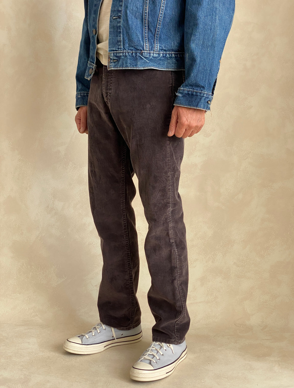 32X32 Vintage Levi’s 519 corduroy pants Made in USA-military-AJ357 Studio