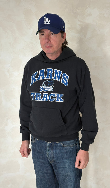 Size M Hooded Karns Track Made By Jerzees-AJ357 Studio