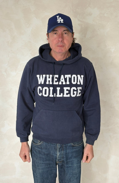 Size S Hooded Wheaton College Made in USA By The Cotton Exchange-AJ357 Studio