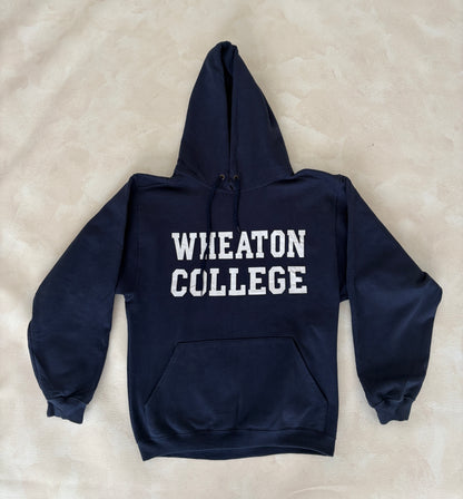 Size S Hooded Wheaton College Made in USA By The Cotton Exchange-AJ357 Studio