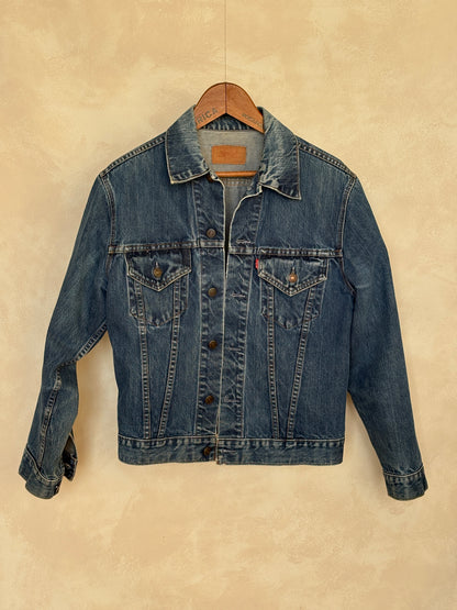 Vintage 70s Levi’s Type III Denim Trucker Jacket | Single Stitch | Size 40US | Classic 70505 Blue Jean Jacket | AJ357 Studio-AJ357 Studio