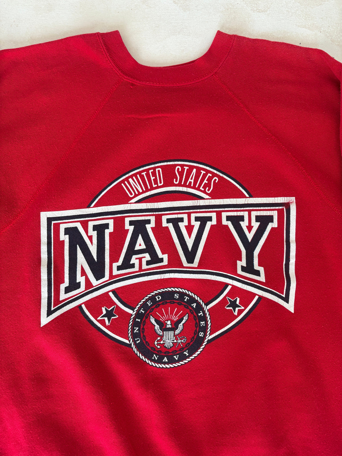 Size M Crew Sweat United States Navy Made in USA-AJ357 Studio
