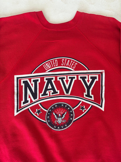 Size M Crew Sweat United States Navy Made in USA-AJ357 Studio
