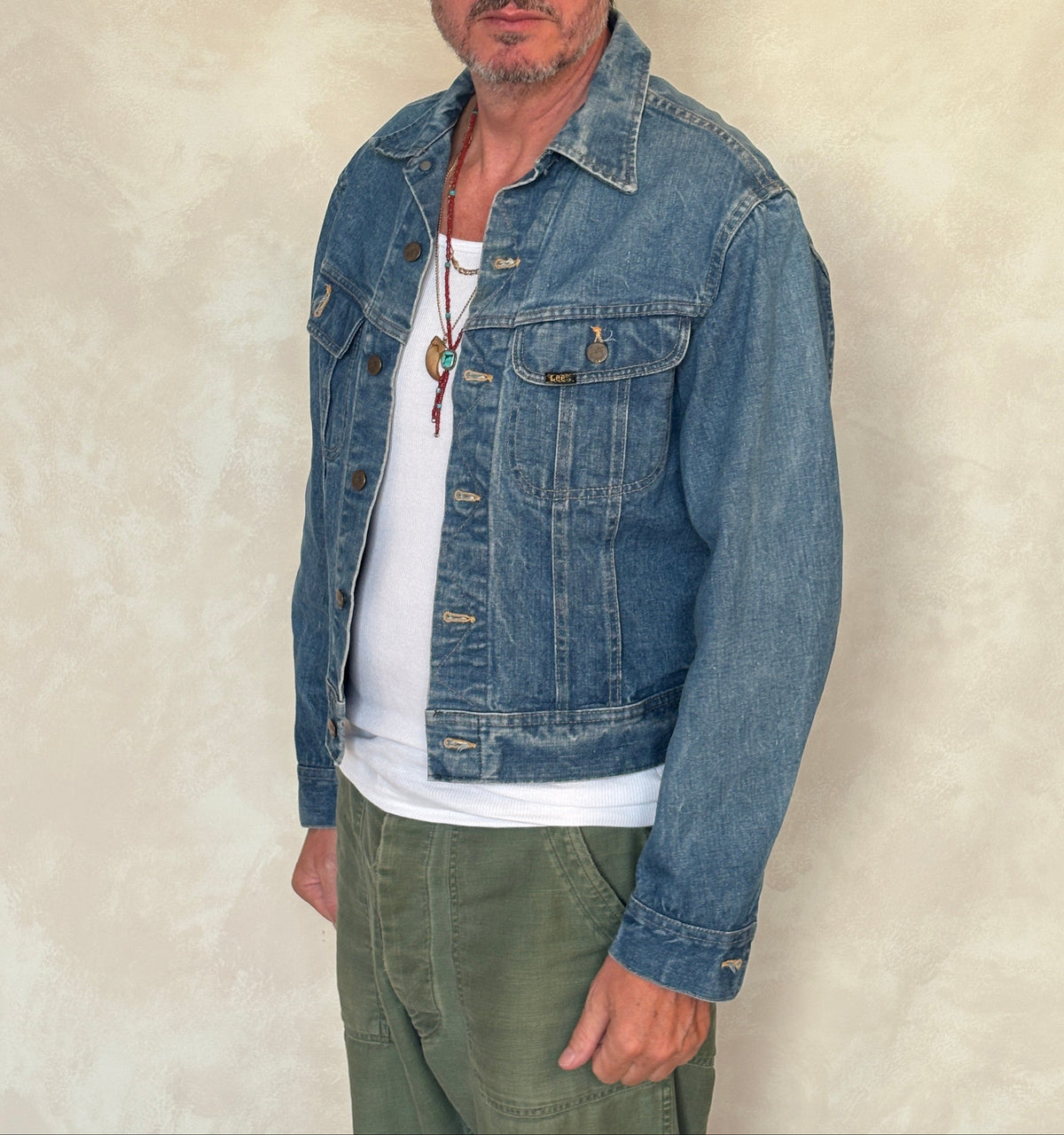Size 40US / 50EU Vintage 80s Lee jacket – 2 Pockets – Made in USA-AJ357 Studio