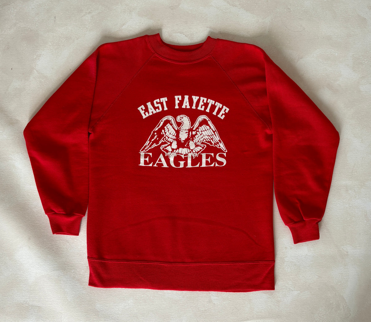 Size S Crew Sweat East Fayette 1980 Made in USA-AJ357 Studio