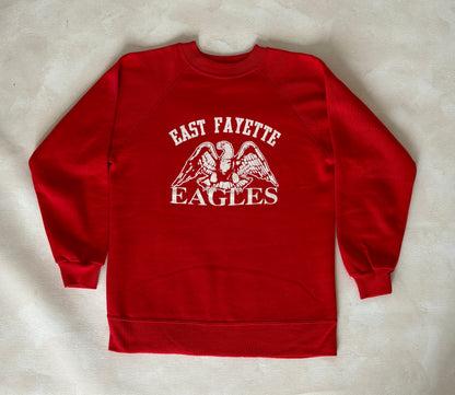 Size S Crew Sweat East Fayette 1980 Made in USA-AJ357 Studio