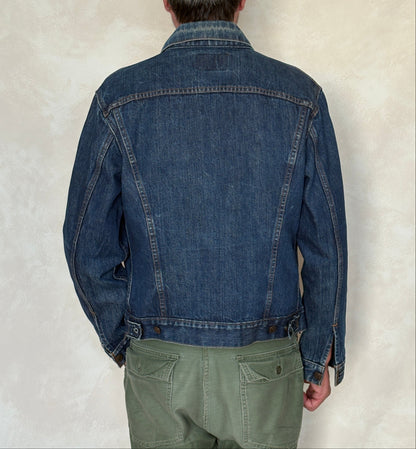 Size 42US / 52EU. Vintage 70s 2 pocket Levi’s Denim Jacket 70505 – Double Stitch, Made in USA-AJ357 Studio