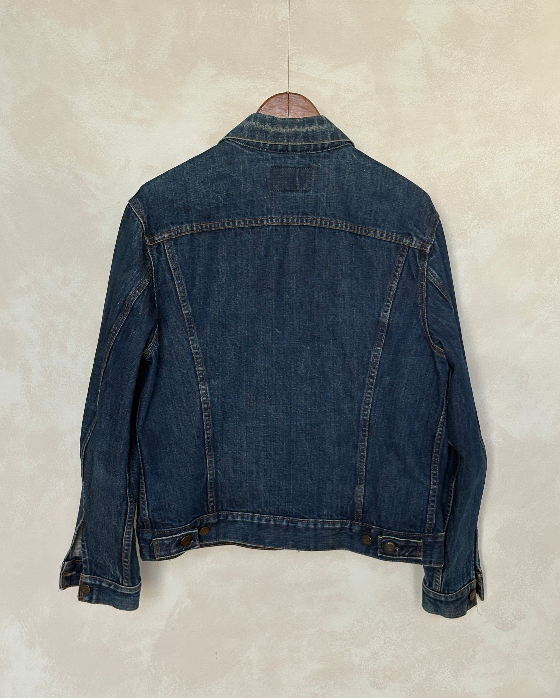 Size 42US / 52EU. Vintage 70s 2 pocket Levi’s Denim Jacket 70505 – Double Stitch, Made in USA - USA Vintage Bcn